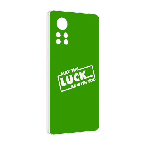 Чехол MyPads Luck green для Infinix Note 12 i X667 задняя-панель-накладка-бампер