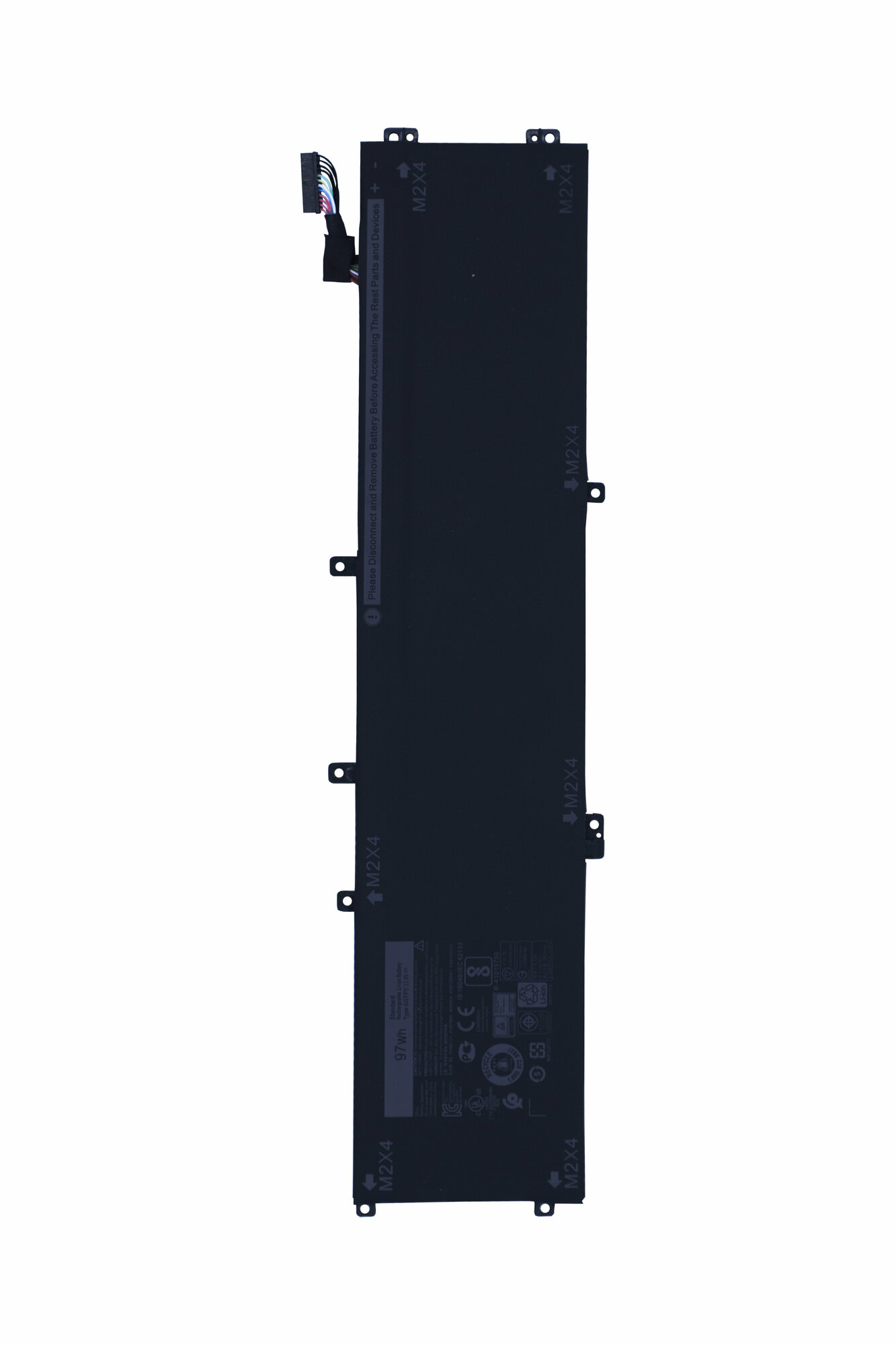 Аккумулятор 6GTPY для ноутбука Dell Precision M5510 11.4V 97Wh (8300mAh) черный