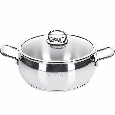 фото Кастрюля с/кр 2,2л турция нерж/стальМВ(х1)