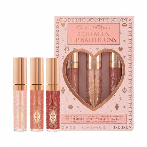 Набор блесков для губ Collagen lip bath от Charlotte Tilbury