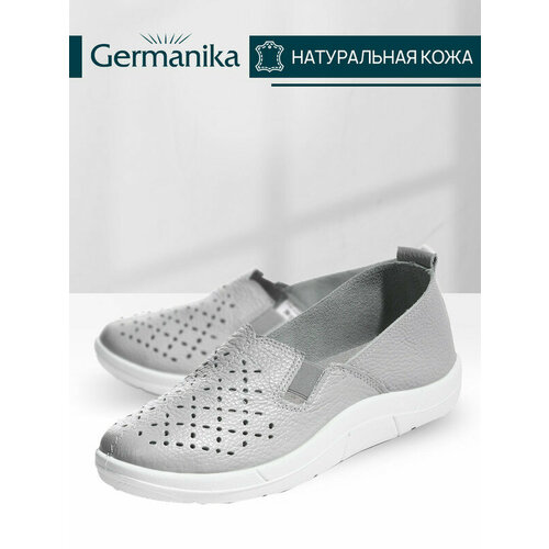 Туфли Germanika, размер 37, серебряный