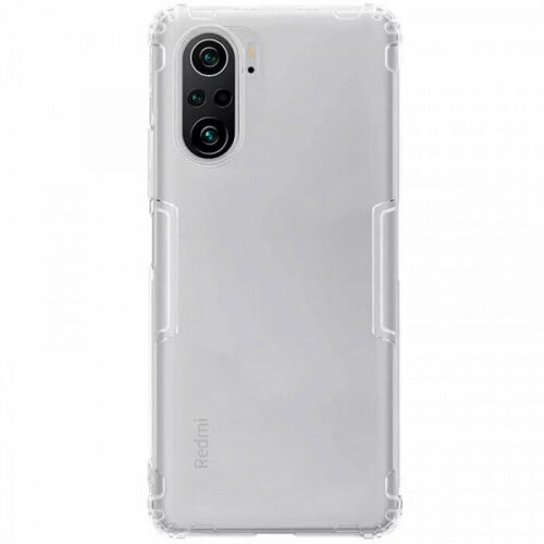 Nillkin Nature Прозрачный силиконовый чехол для Xiaomi Poco F3 / Mi 11X (Pro) / Redmi K40 (Pro) полупрозрачный дизайнерский силиконовый чехол для xiaomi poco f3 зеленые листья