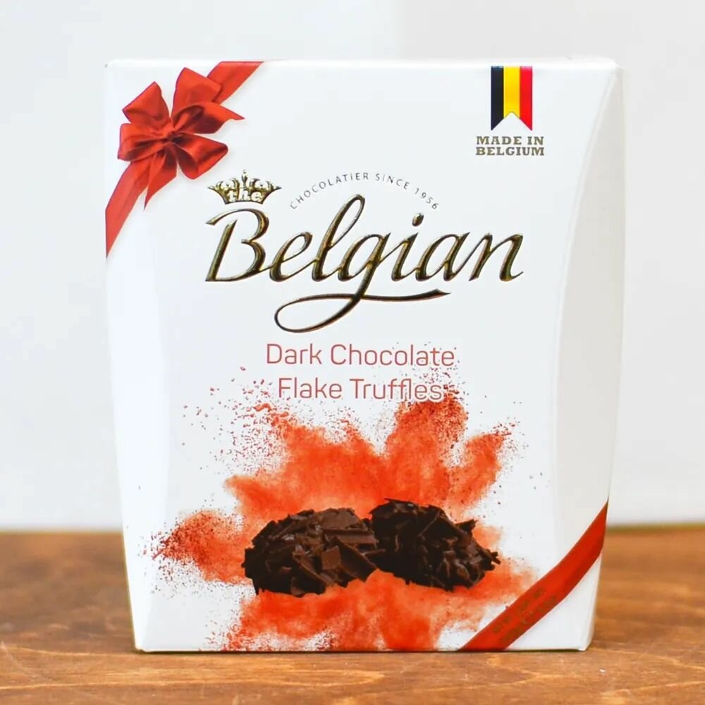 Конфеты Бельгийский Трюфель Belgian Dark в Шоколадных Хлопьях 145г