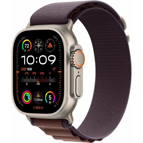 Часы Apple watch Ultra 2 49mm Titanium Case GPSCellular Alpine Loop Indigo S 8189000₽