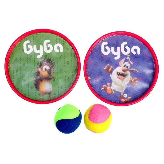 Мячеловка с липучкой Играем вместе Буба B2126588-Buba разноцветный