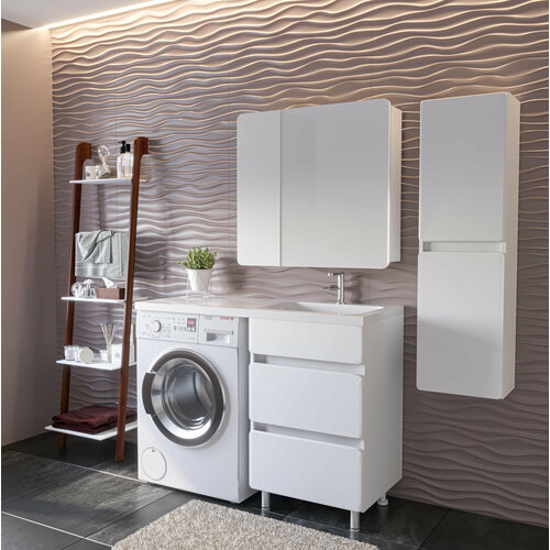 Тумба под стиральную машинку 120х48х895 см Kamilla в комплекте с раковиной - R 21980₽