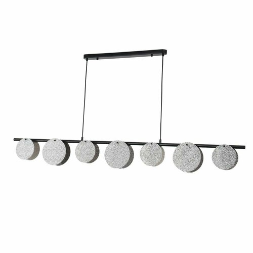 Подвесная люстра с декором из стекла, для 7 ламп G9 от GETOGAZOV FAMILY