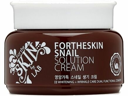 Крем для лица с муцином улитки For the skin by LAB SNAIL SOLUTION CREAM