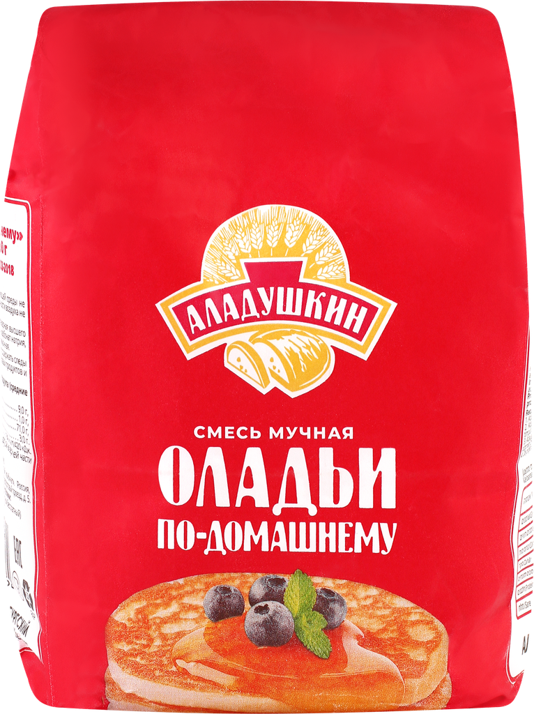 Смесь мучная аладушкин Оладьи по-домашнему, 800г