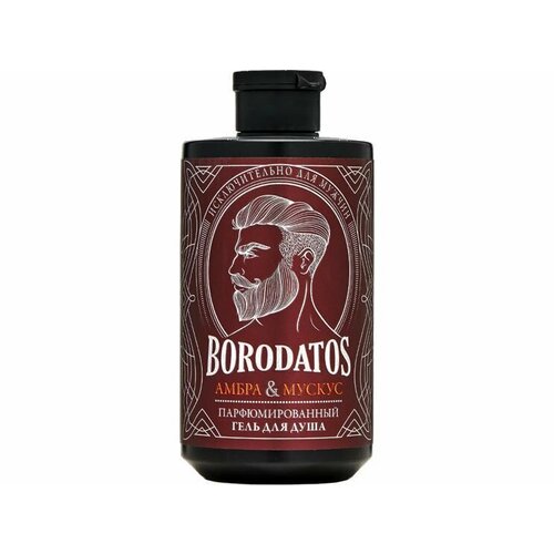 Парфюмированный гель для душа Borodatos амбра мускус 1494₽