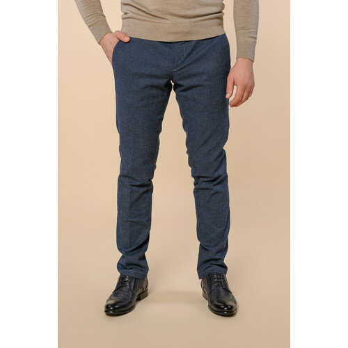 Брюки Marcello Gotti, размер 56/182, синий marcello marabotti повседневные брюки