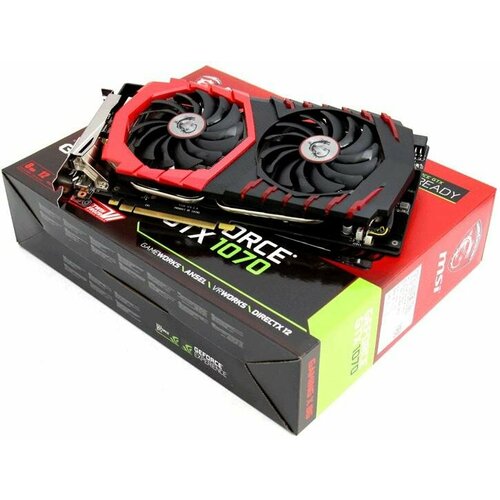 Видеокарта MSI GeForce GTX 1070 GAMING X видеокарта msi geforce gtx 1060 gaming