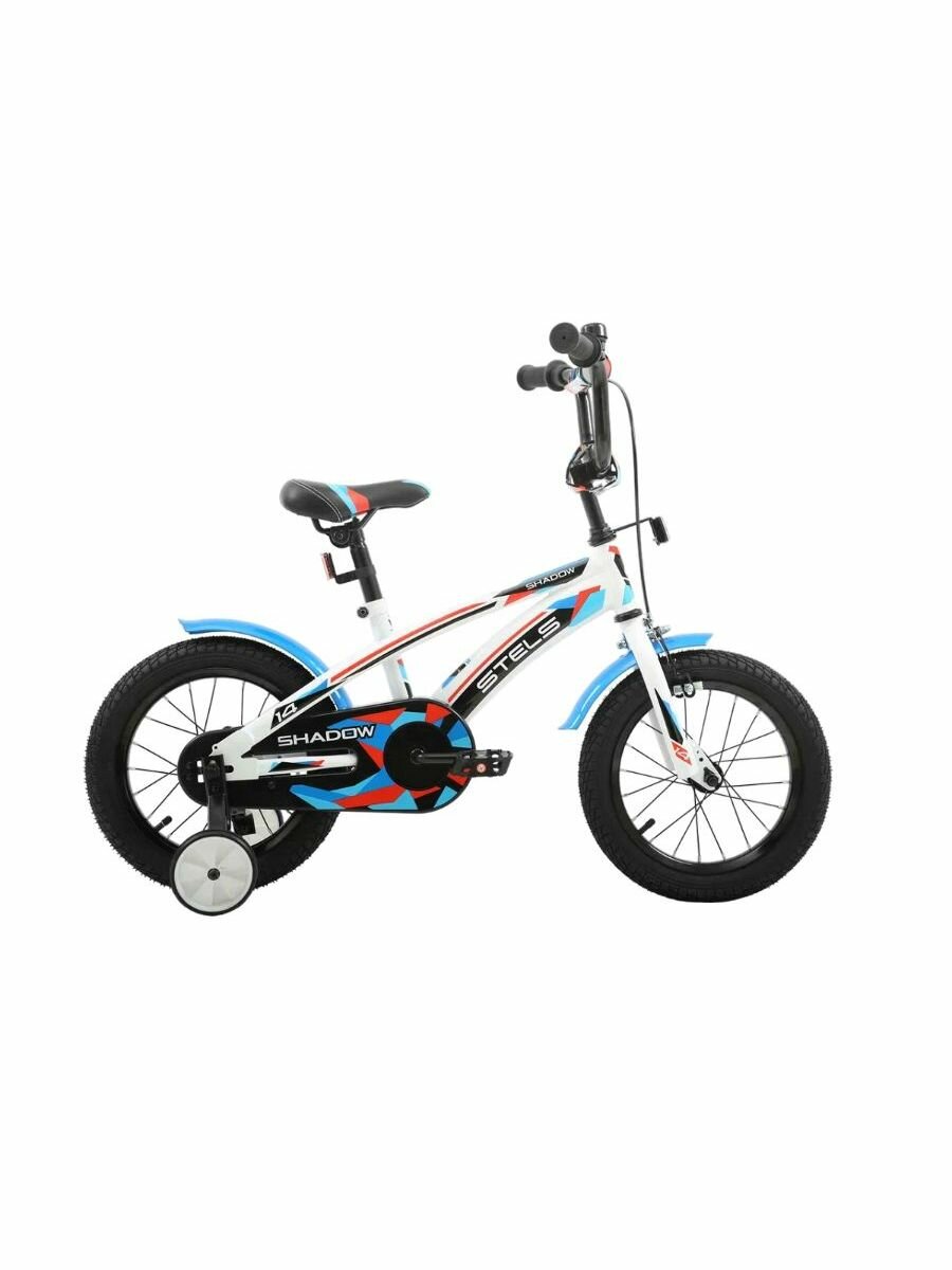 Велосипед детский Stels 14" Shadow VC 2023 года бело-синий