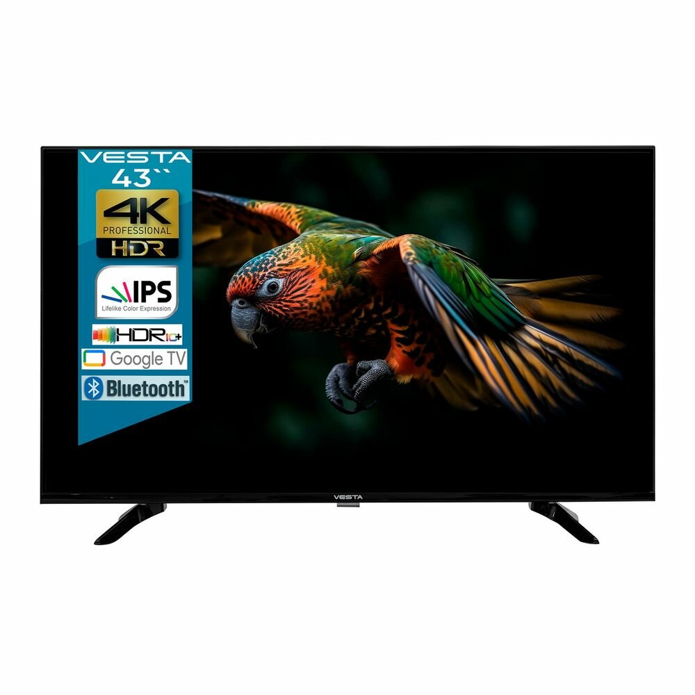 VESTA 43" Телевизор LED VESTA 43V3500 /UHD/Google TV/2-16Gb/ 43V3500