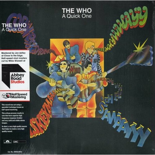 Виниловая пластинка The Who. A Quick One (LP, Limited Edition, Remastered, Stereo) виниловая пластинка eurythmics we too are one lp remastered stereo