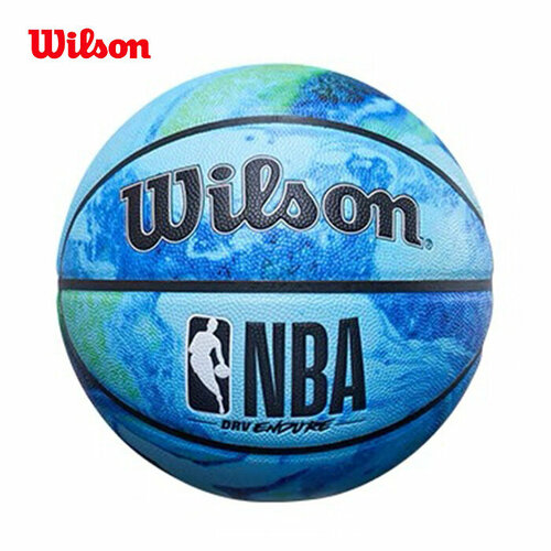 Баскетбольный мяч Wilson NBA DRV ENDURE. Размер 7. Голубой и бирюзовый. Indoor/Oudoor