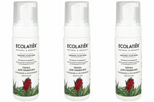 Пенка для умывания ECOLATIER, 150 мл, 3 шт