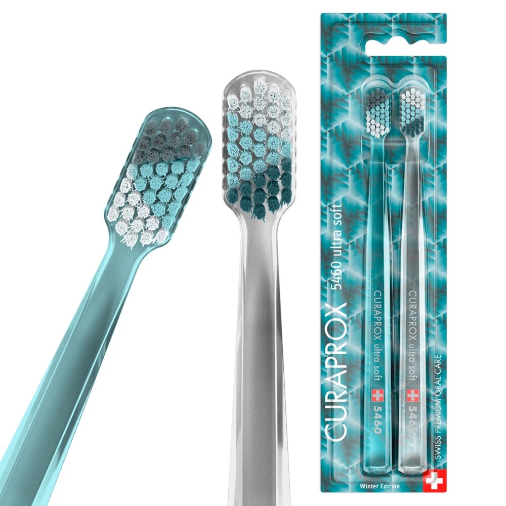 2 зубные щетки Curaprox 5460 Duo Winter Edition 2022