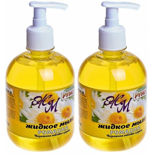 Руно Мыло жидкое Ромашка 500 мл 2 шт 516₽