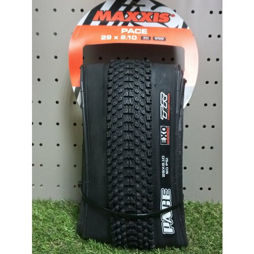 Покрышка Maxxis Pace, 29x2.1, EXO/TR, кевларовый корд (ETB96764100) покрышка 27 5x1 95 pace m333 60 tpi maxxis