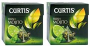 Чай зелёный CURTIS Fresh Mojito 20 пир - 2 штуки