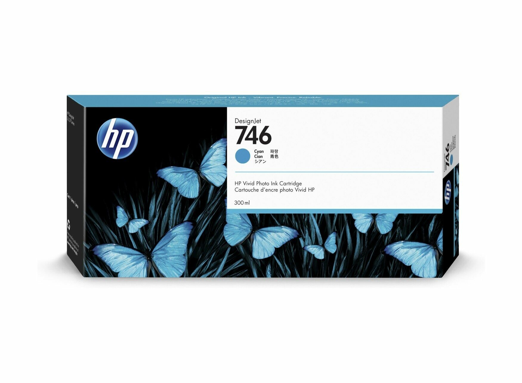 Картридж для струйного принтера HP 746 Cyan P2V80A