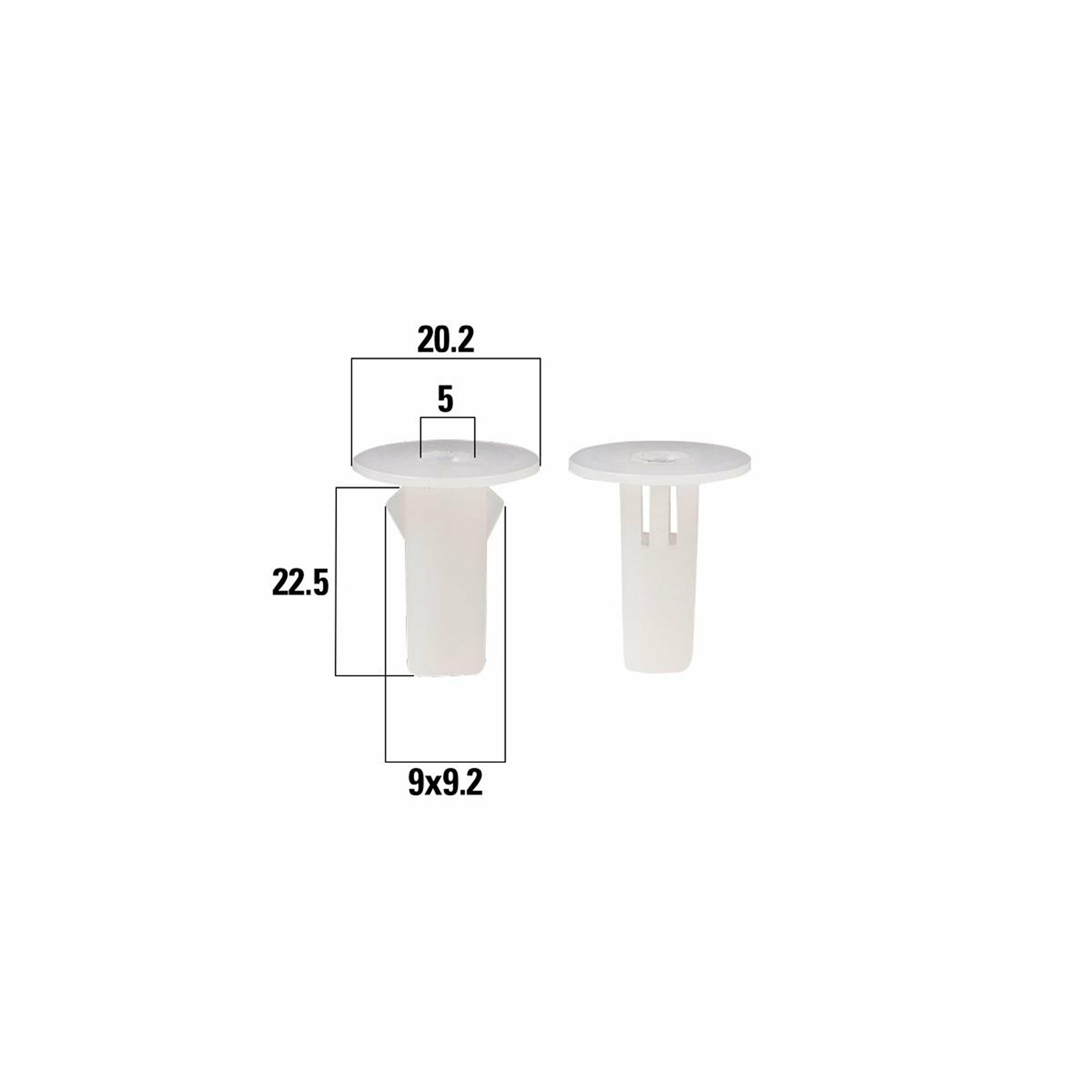 фото Клипса автомобильная KRAFT для а/м Toyota Lite Ace, Town Ace