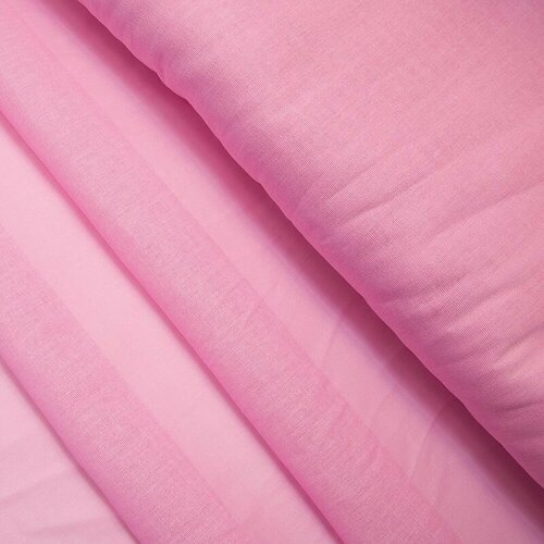 Ткань для шитья хлопок 100 %, 1 Метр ткани, Ситец 65 гр/м2, Отрез - 80х150 см, цвет розовый