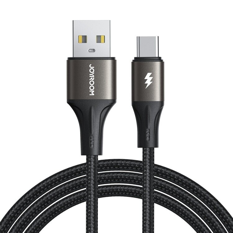 USB-кабель для быстрой зарядки USB-C/Type-C, длина: 1,2 м (черный) / 3A