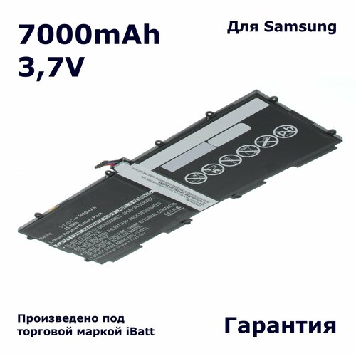 Аккумулятор iBatt 7000mAh, для Galaxy Note 10.1 N8000 Tab P7500 16Gb 16GB Gray samsung sp3676b1a