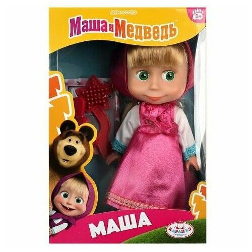 Кукла Карапуз , Маша (15см) без звука, аксесс, в/к 83030WOSB23 кукла карапуз маша и медведь