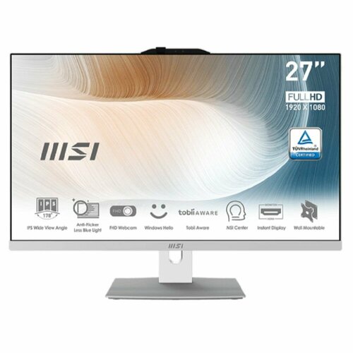 MicroStar Моноблок MSI Modern AM272P 12M-654RU 9S6-AF8212-654 White 27 14122600₽