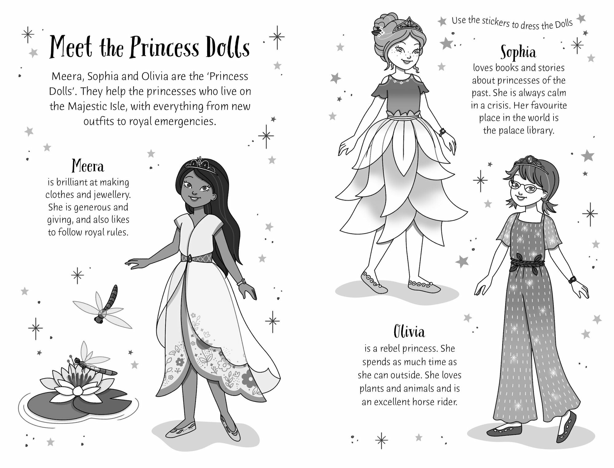 A Sticker Dolly Stories. Waterlily Ball / Книга на Английском - фото №6