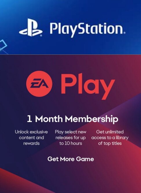 Подписка EA Play 1 месяц Польша PS4/PS5