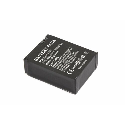 Аккумуляторная батарея для видеокамеры GoPro Hero 3 (AHDBT-301) 3,7V 1600mAh Li-ion пауэрбанк black edition именной