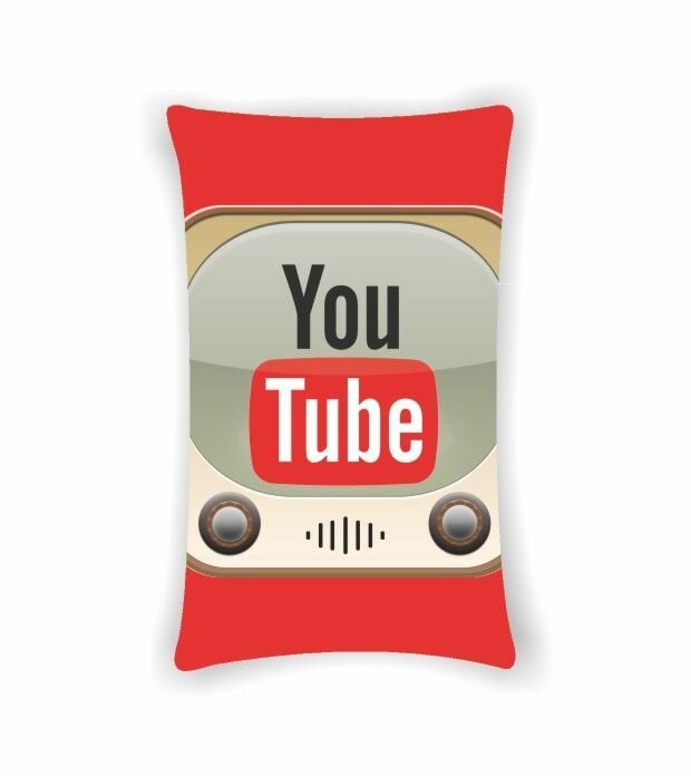 Подушка GOODbrelok YouTube/ Ютуб №10