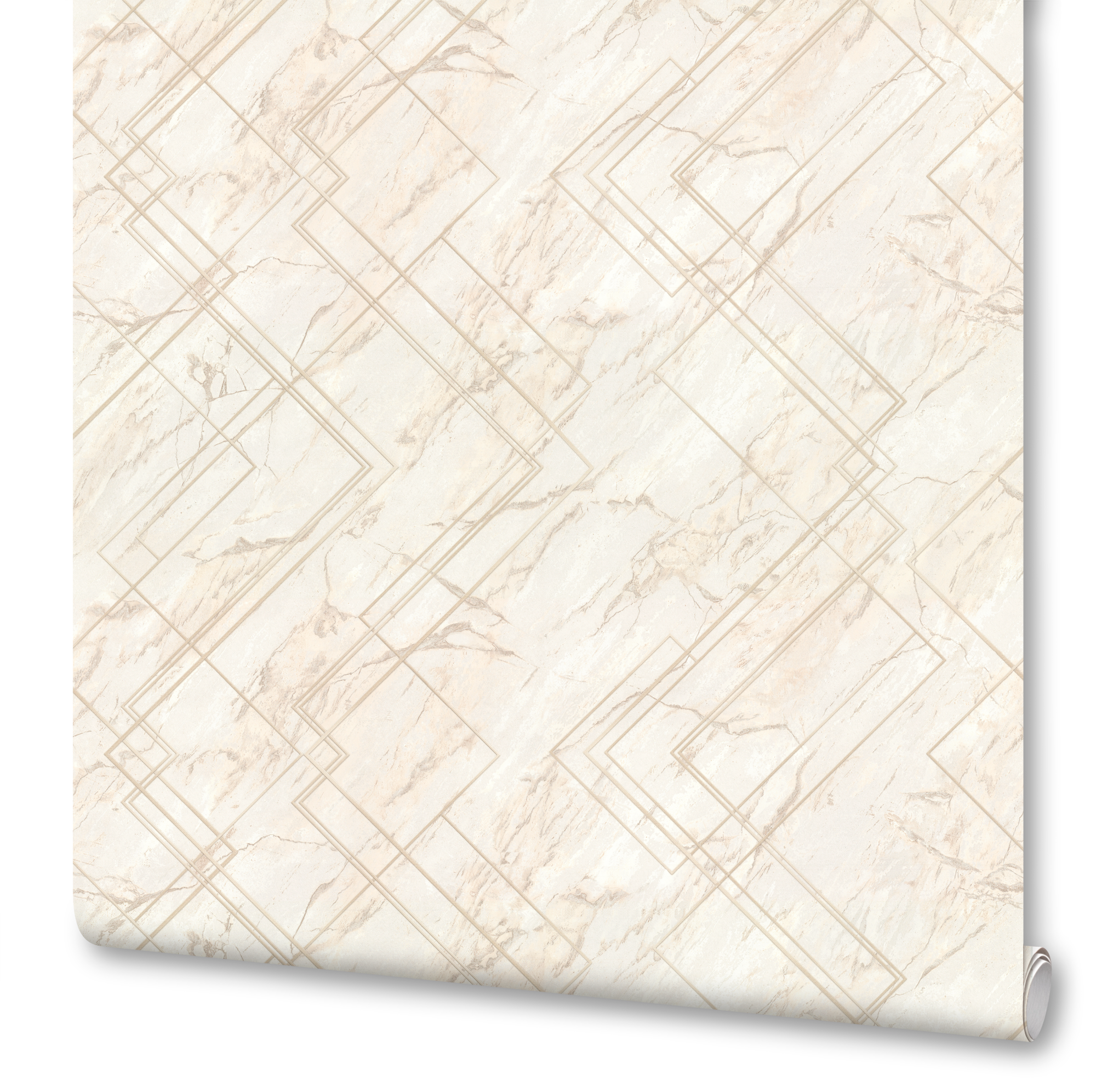 фото Обои флизелиновые Inspire Kalkut бежевые 1.06 м 11013-03