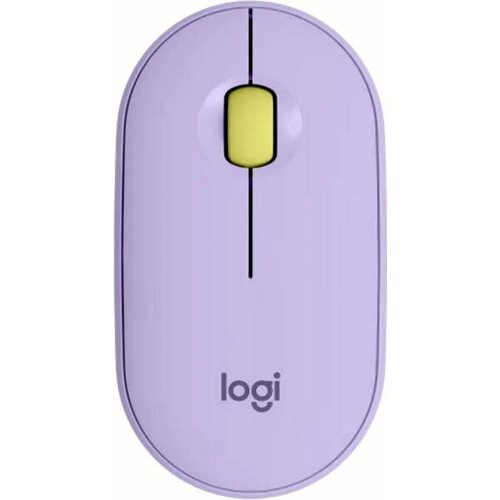 Мышь беспроводная Logitech Pebble M350 Lavender Lemonade сиреневый Bluetooth 910-006752 мышь беспроводная logitech pebble m350 синий usb bluetooth