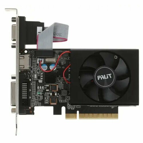 Видеокарта Palit GeForce GT 710 2048Mb, PA-GT710-2GD3 D-Sub, DVI-D, HDMI Oem видеокарта palit geforce gt 710 silent 2gb neat7100hd46 2080h bulk