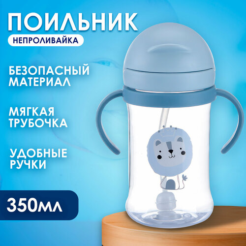 IBRICOБутылочка для кормления поильник непроливайка с трубочкой поильник детский детская бутылочка 350 мл 385₽