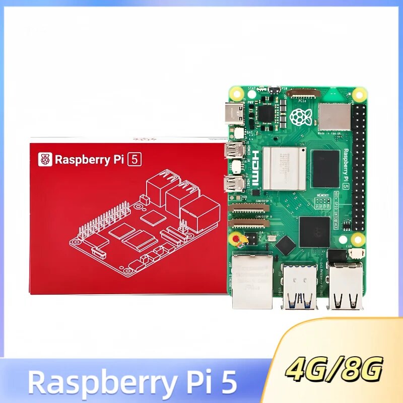 Raspberry Pi 5 4ГБ/8ГБ ОЗУ, PI5-8GB