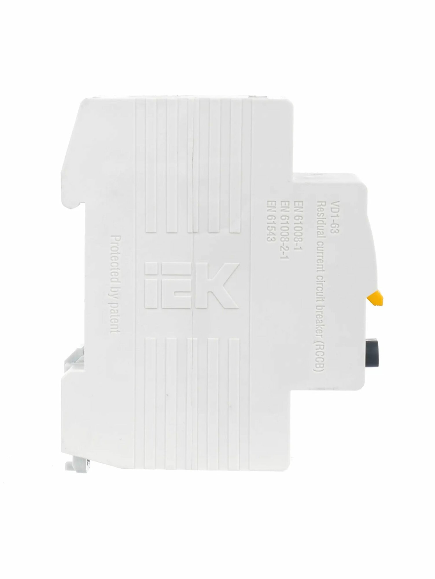 УЗО IEK ВД1-63 MDV10-2-063-030, дифференциальный, электромеханический, 63A, 30mA, 2 модуля — фото 1