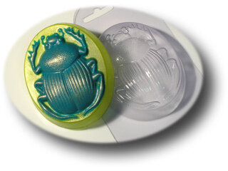 Форма пластиковая для мыла и шоколада скарабей