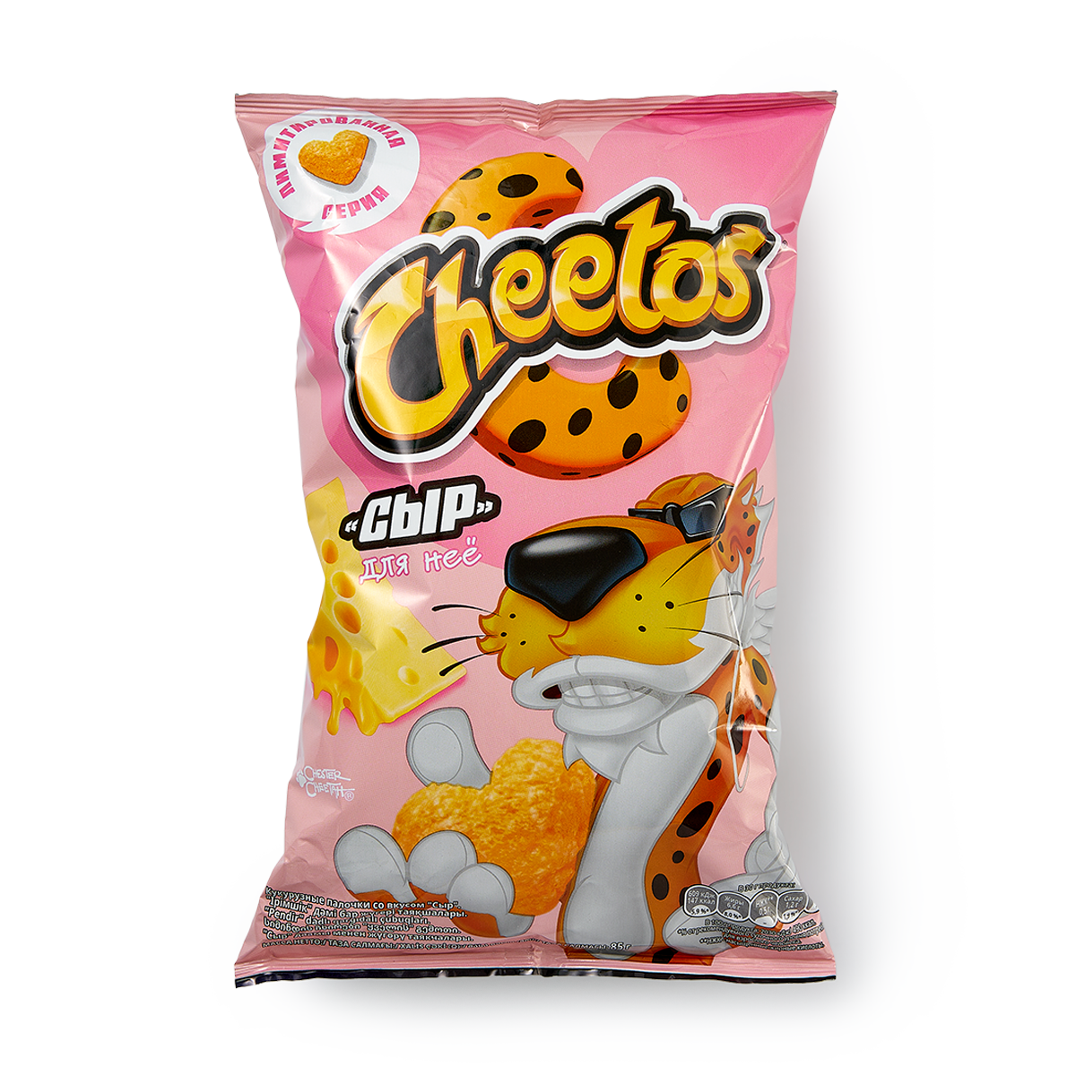 Снеки кукурузные Cheetos, со вкусом сыра, 85 граммов, 1 упак.