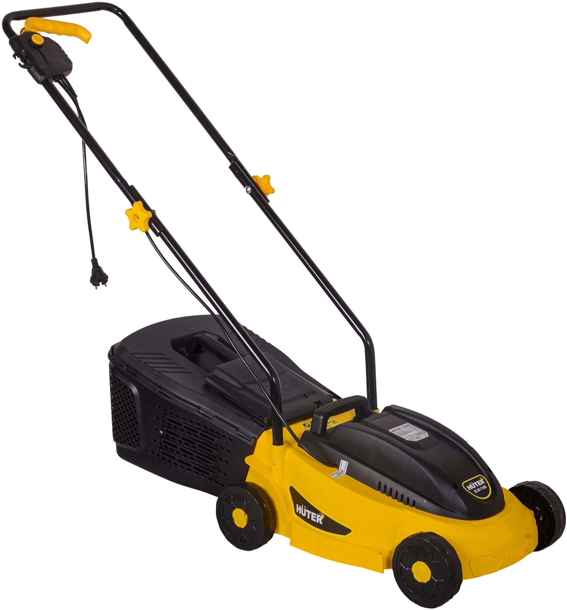 Изображение Газонокосилка HUTER ELM-1100 70/4/2, роторная, 1100Вт, 30-60мм