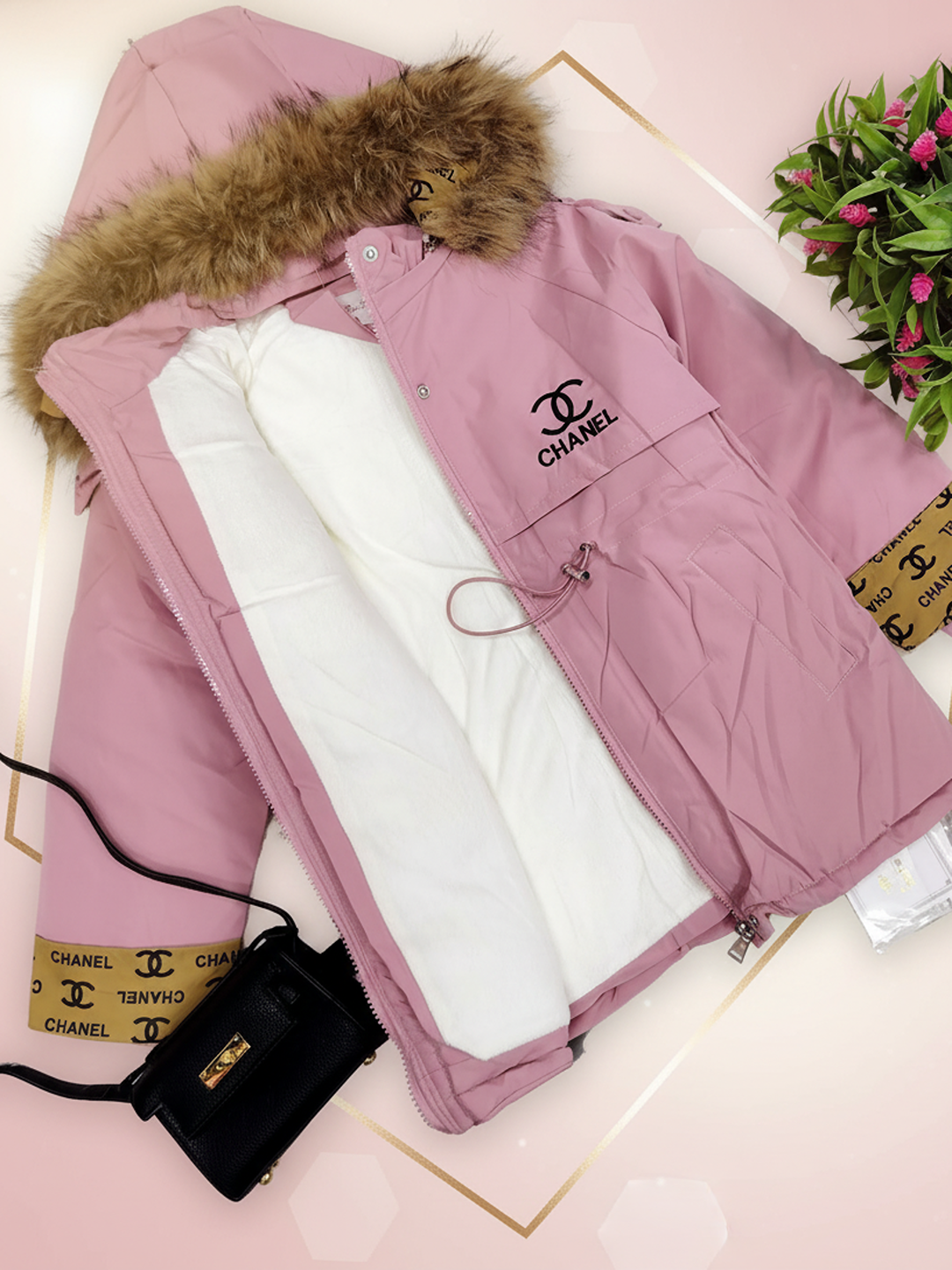 Куртка kurtka, размер 24, 00042 черный — фото 1