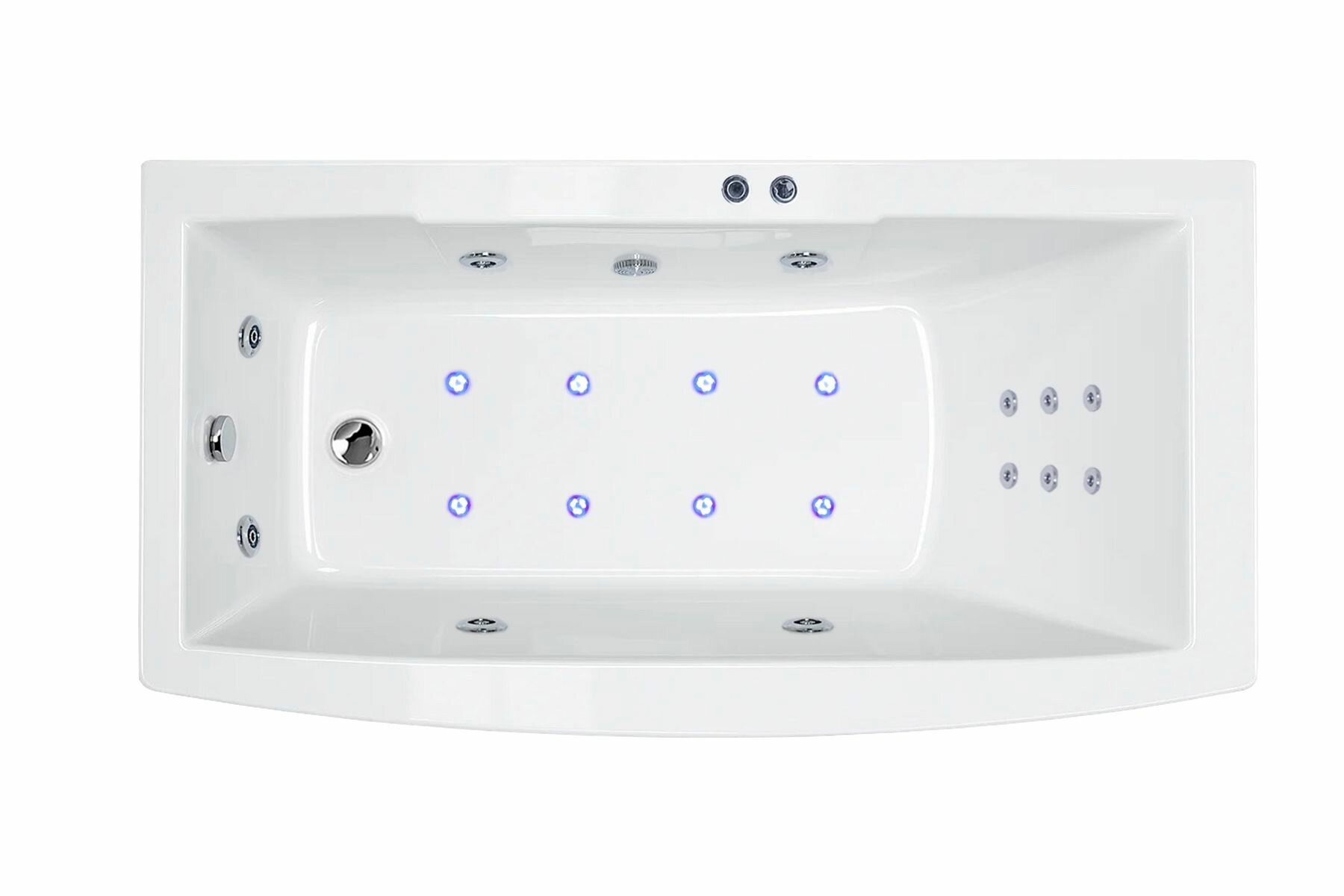 Гидромассажная ванна FATO DE LUXE 170х85х60