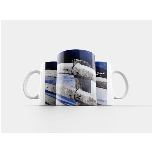 фото Кружка "зима, пейзаж, дорожка" 320 мл lotsprints