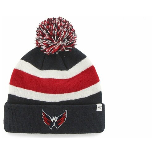 Шапка 47BRAND Breakaway Cuff Knit Washington Capitals (темный-синий) H-BRKAW20ACE-NYA