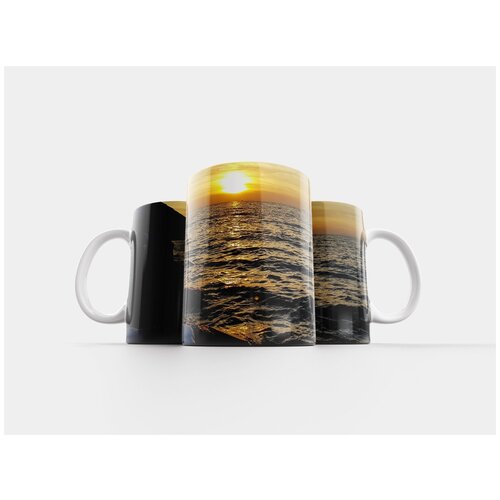 фото Кружка "заход солнца, море, тасос" 320 мл lotsprints